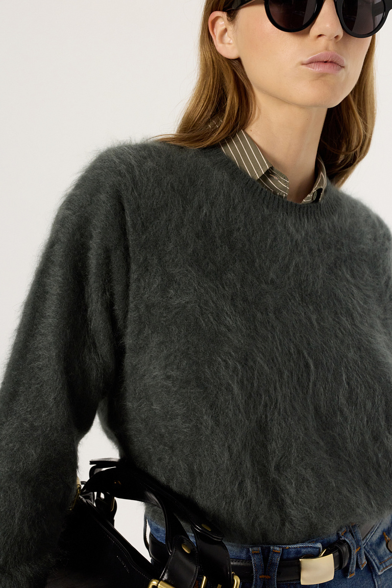 ELINA - Пушистый джемпер из 100% кашемира