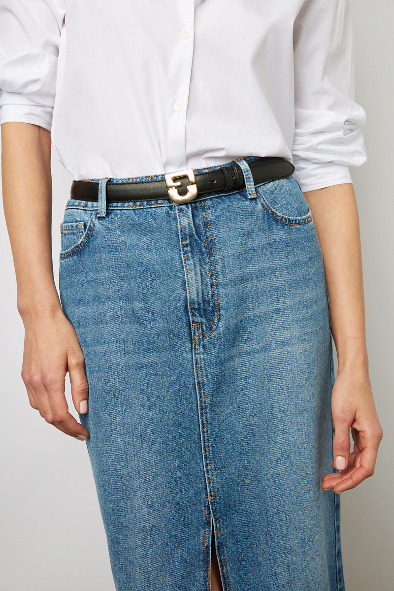 DEBORRA - Юбка прямого кроя из денима