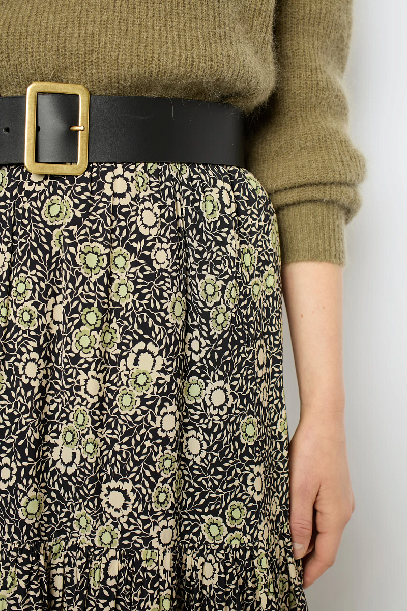DAMYA - Юбка-миди с цветочным принтом