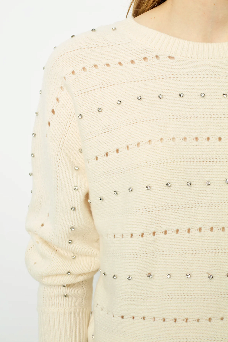 JULIANE - Джемпер из шерсти со стразами