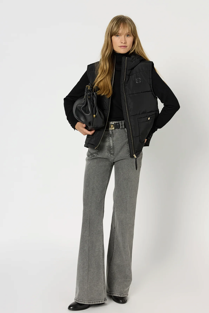 MAURA - Стеганый жилет с монограммой GD