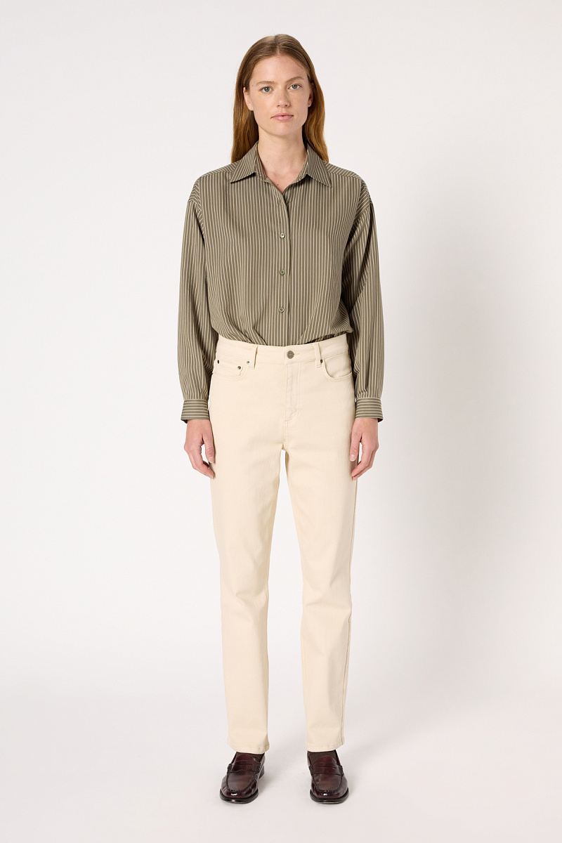 CARMEN - Прямые бежевые джинсы