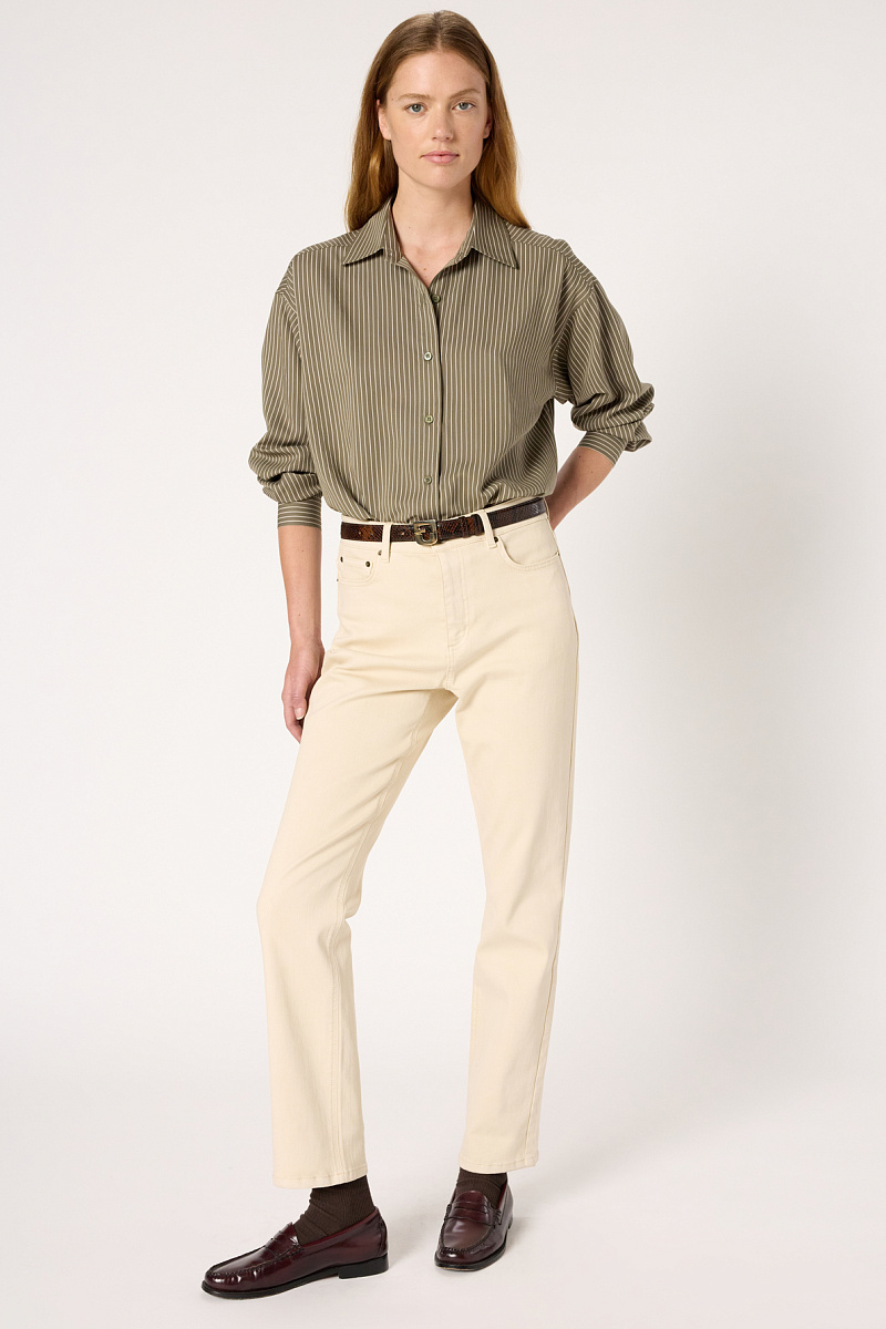 CARMEN - Прямые бежевые джинсы