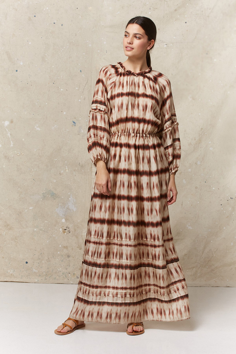 MIKA - Плиссированное платье из шелка