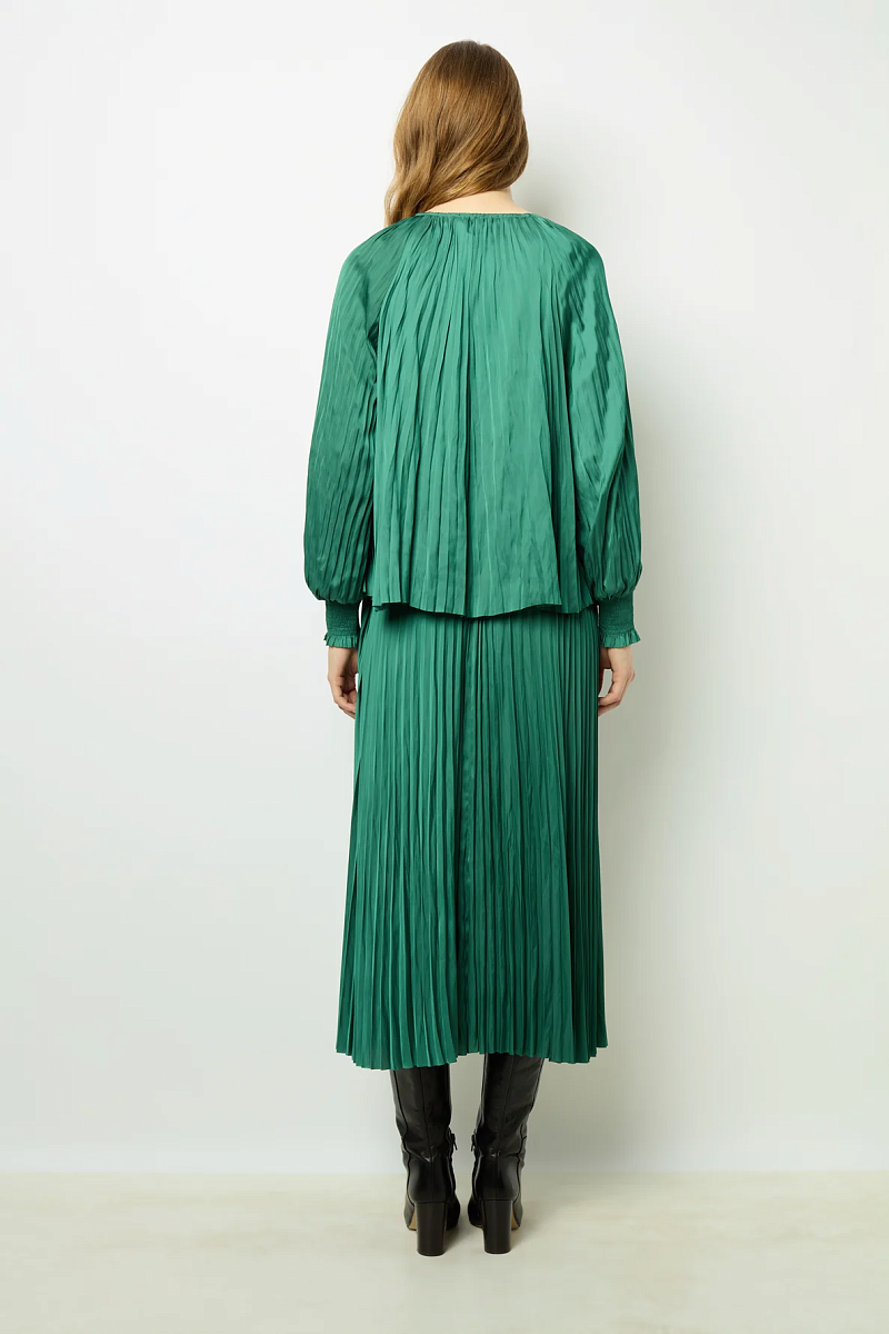 BABETH - Блуза из сатина со складками