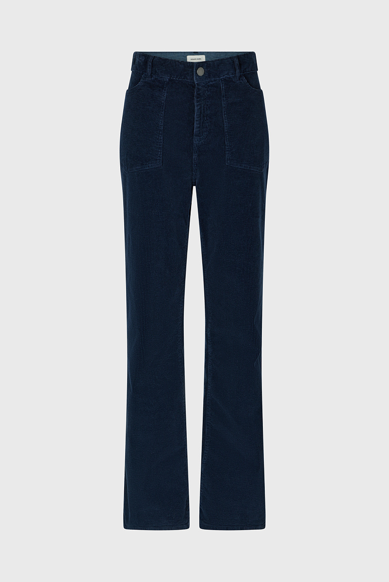 NAZIA - Брюки расклешенного кроя из тонкого вельвета