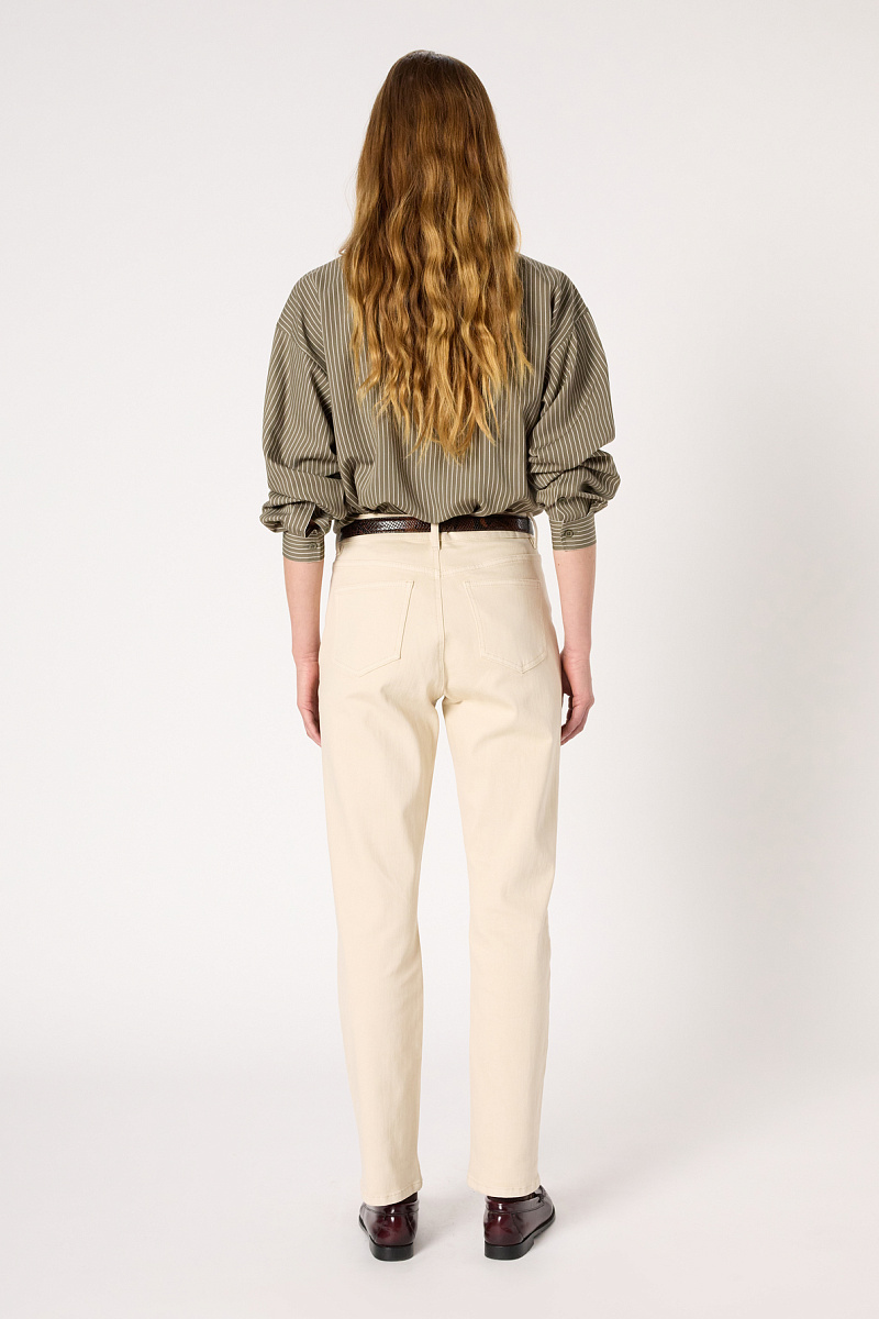 CARMEN - Прямые бежевые джинсы