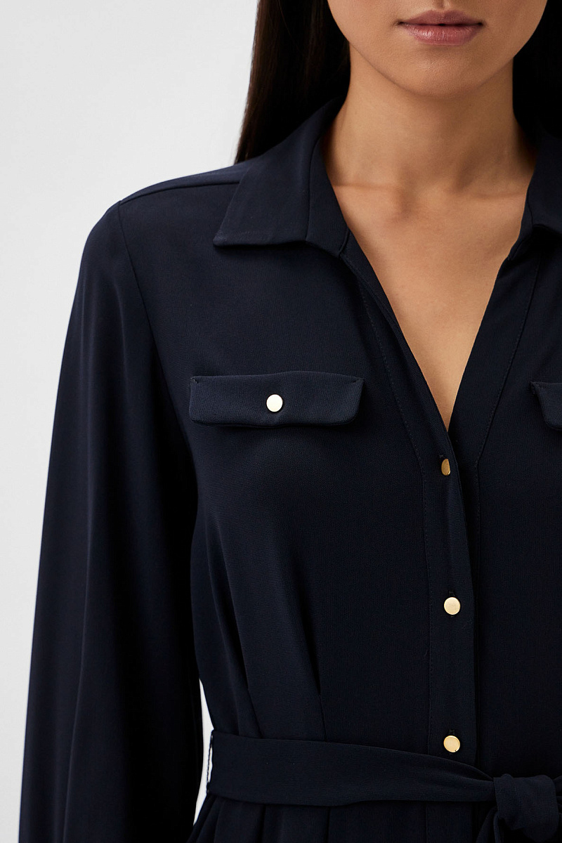 EZRA - Струящееся платье-рубашка