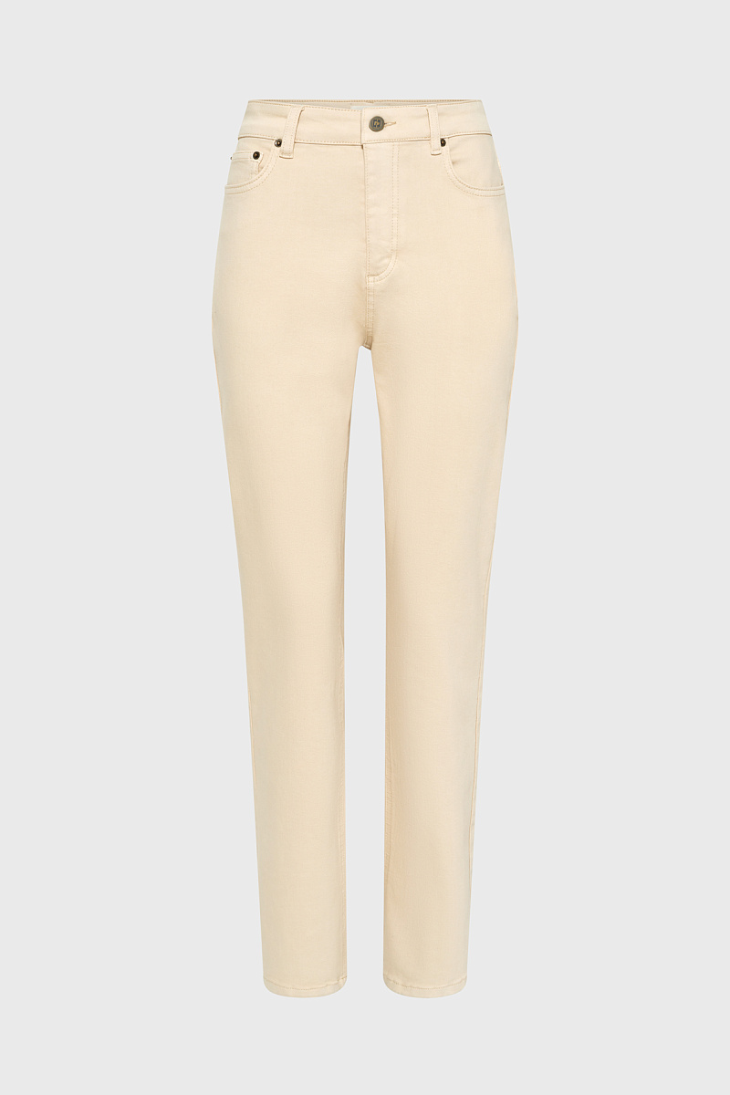 CARMEN - Прямые бежевые джинсы