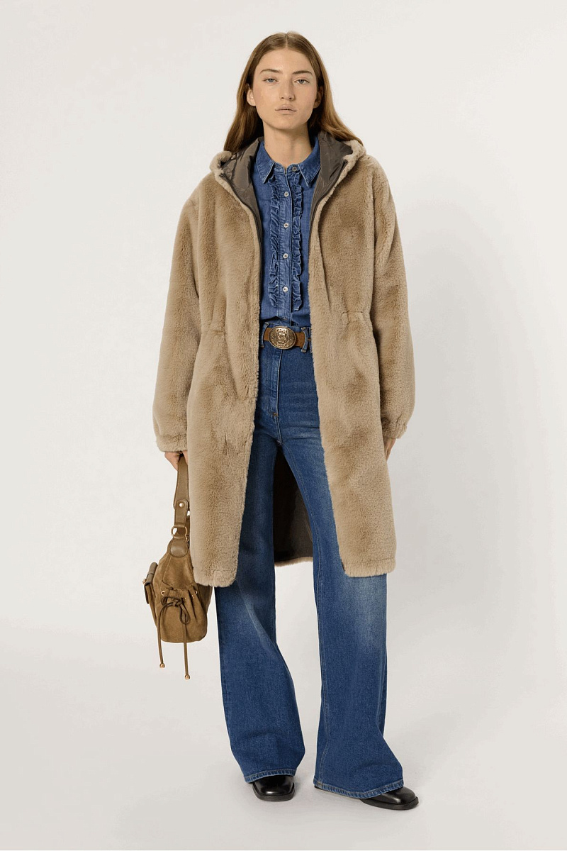 MAYLINE - Двусторонняя парка из искусственного меха