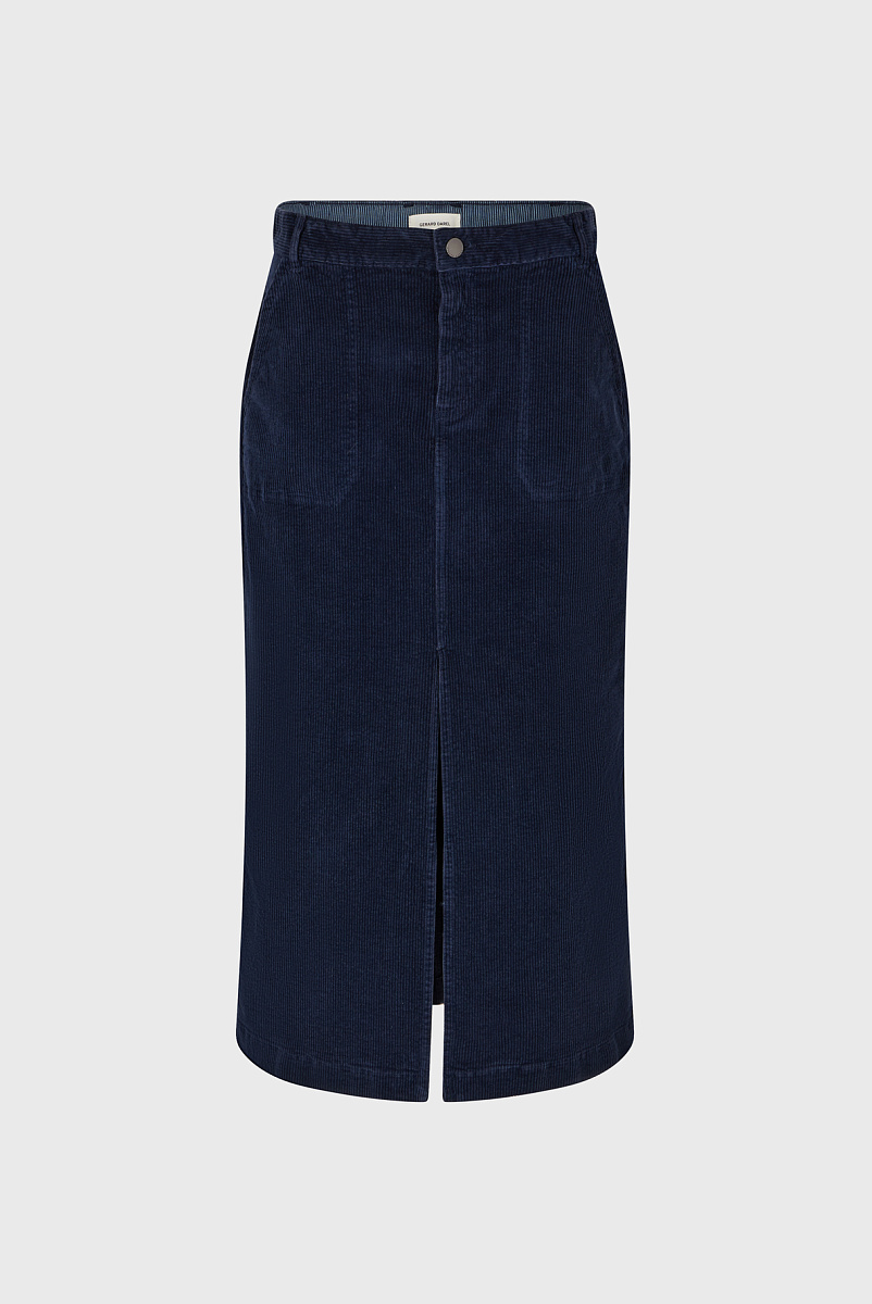 CASSIDIE - Юбка-миди из тонкого вельвета