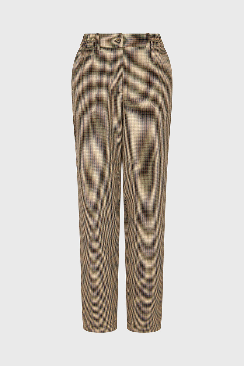 NIAMIE - Брюки-кэррот с принтом