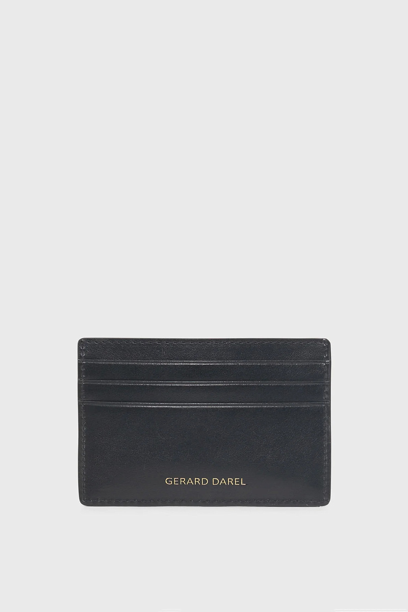 CARDHOLDER - Черный картхолдер из кожи