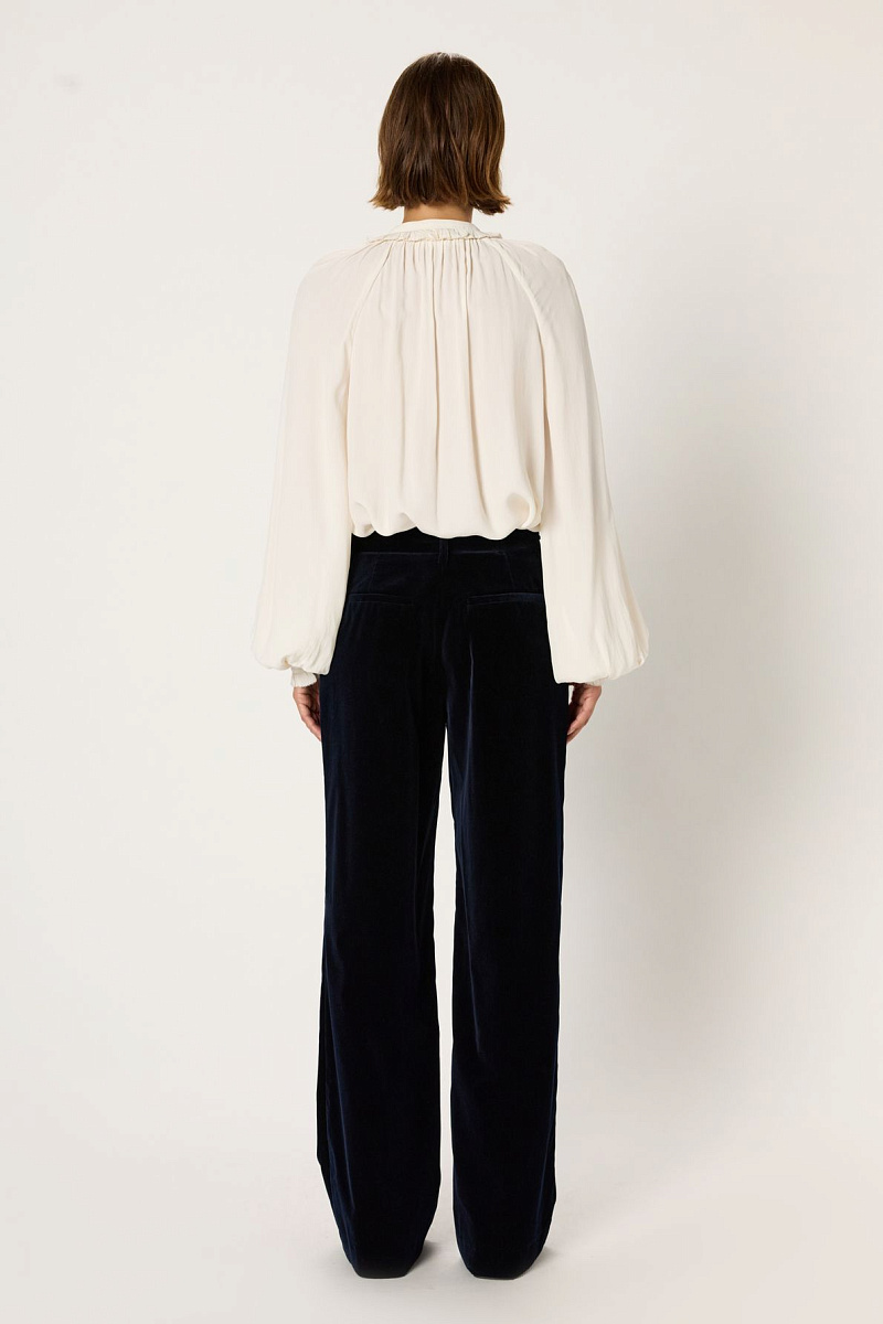 CLOTILDE - Костюмные брюки из бархатной ткани CLOTILDE - Костюмные брюки из бархатной ткани