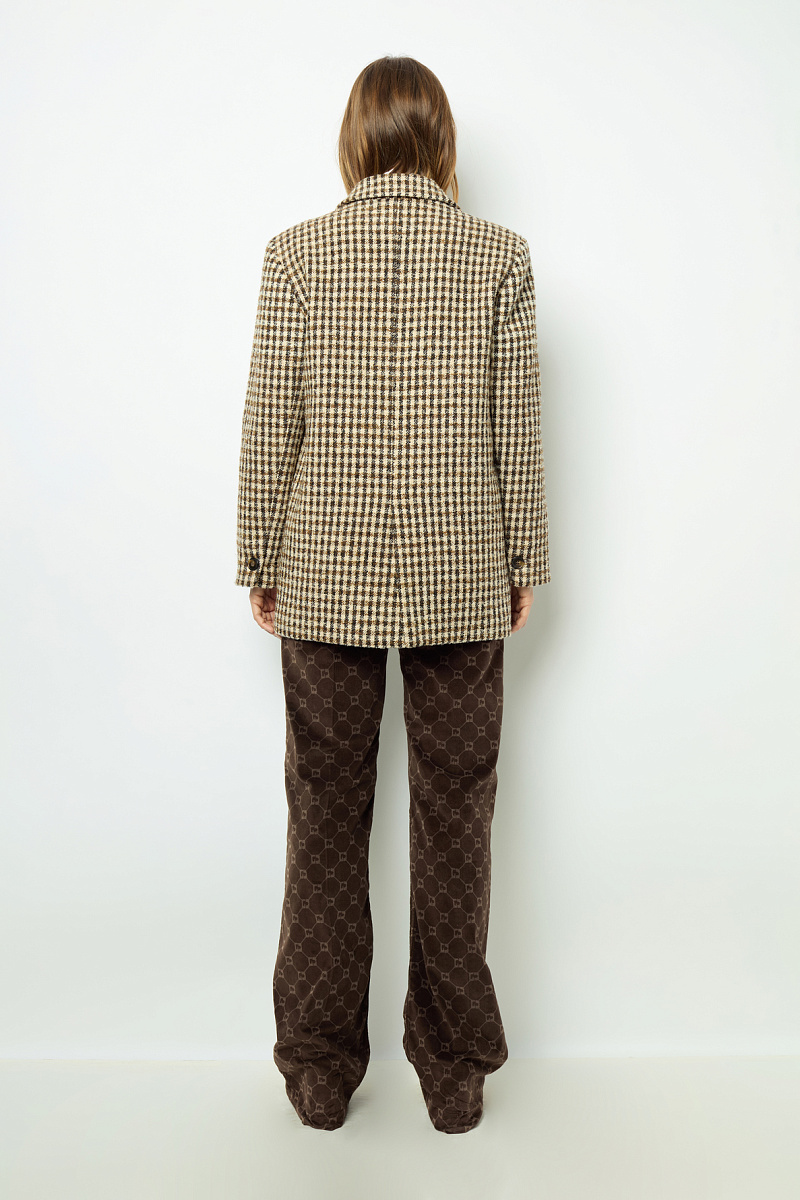 MANUELLE - Жакет широкого кроя в клетку