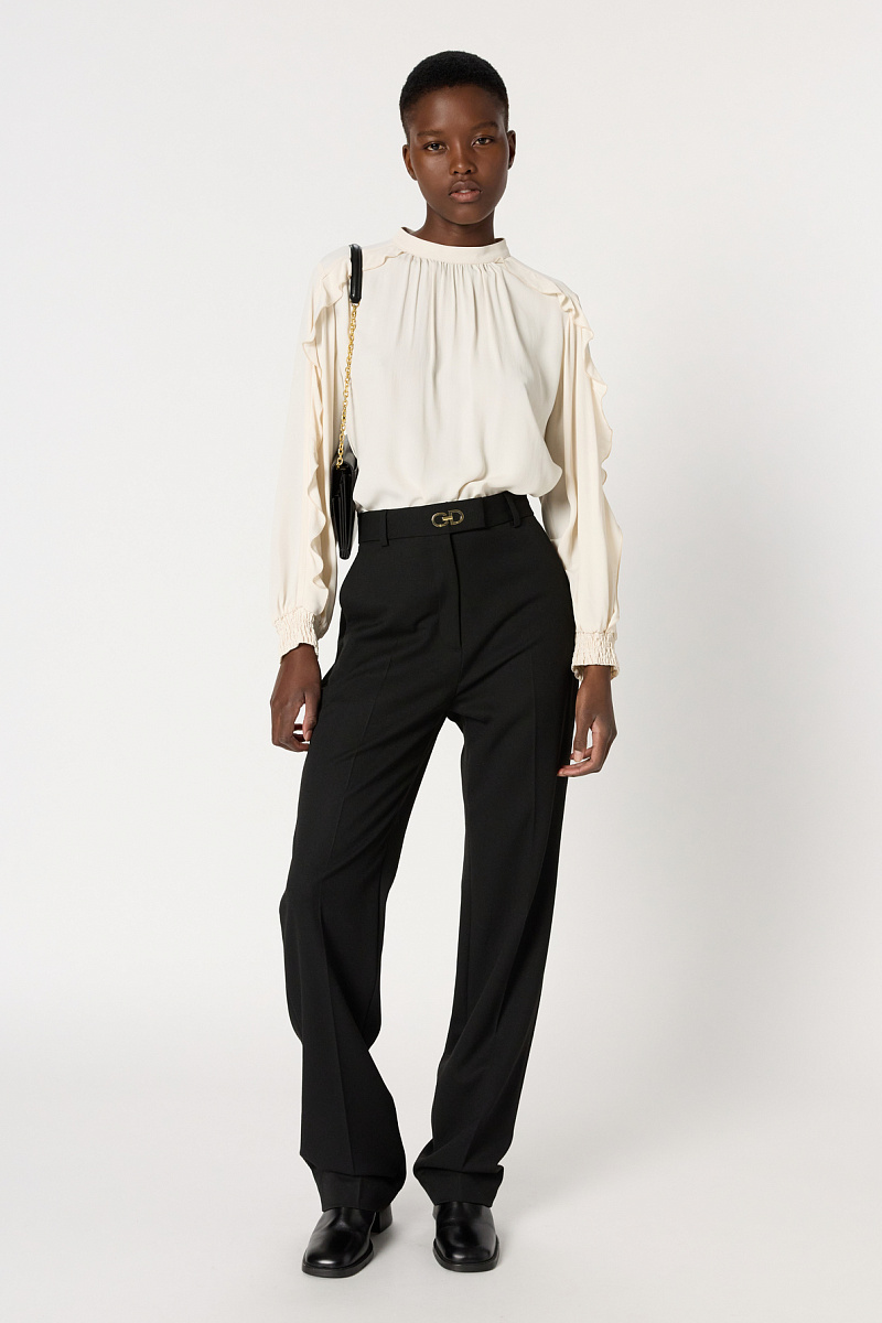 ANAIS - Струящаяся блуза с оборками