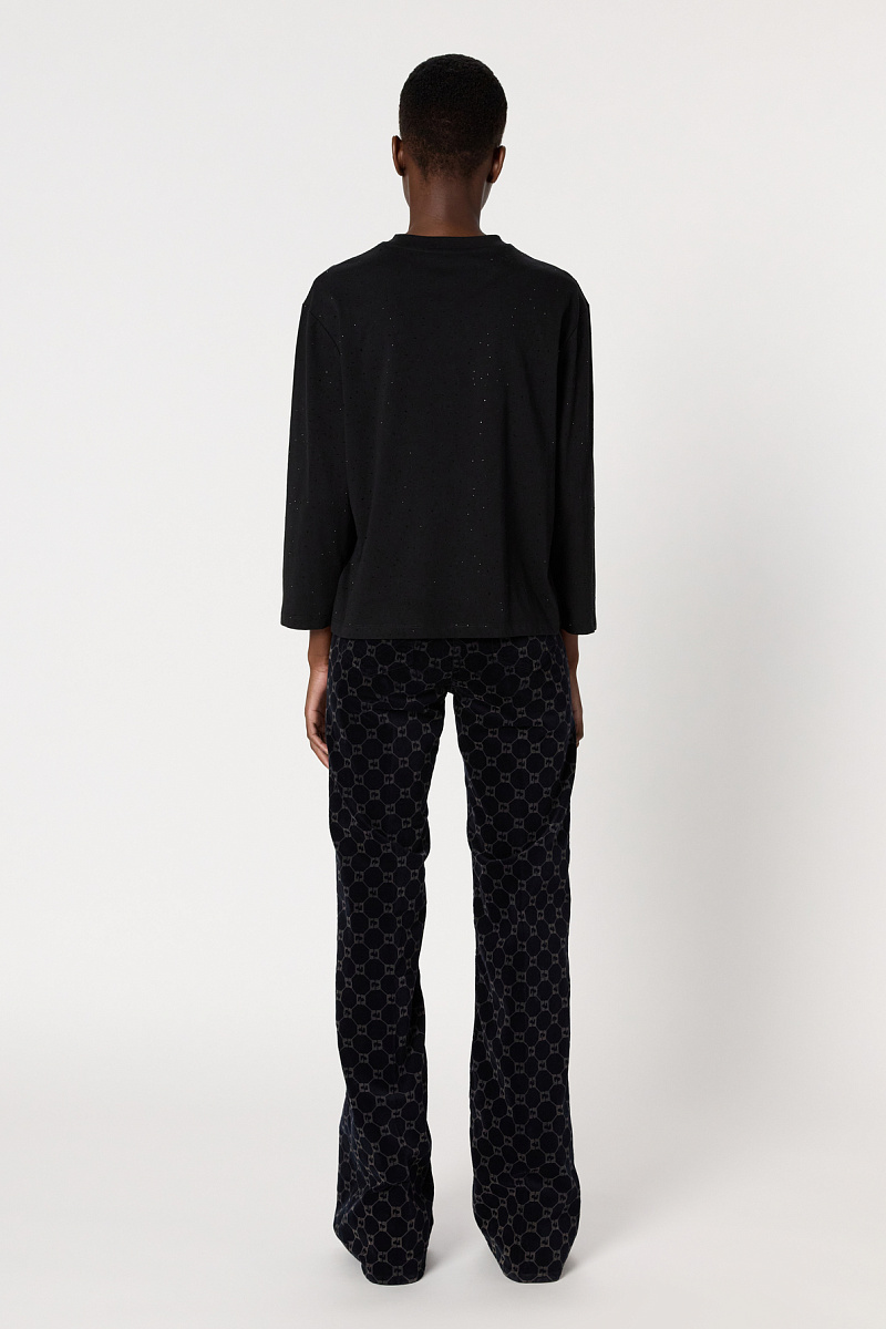 HERMINE - Лонгслив со стразами HERMINE - Лонгслив со стразами