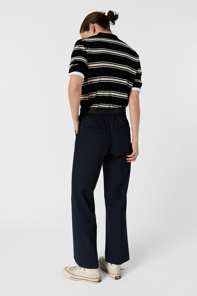 AVIA - Костюмные брюки в полоску с эластичным поясом