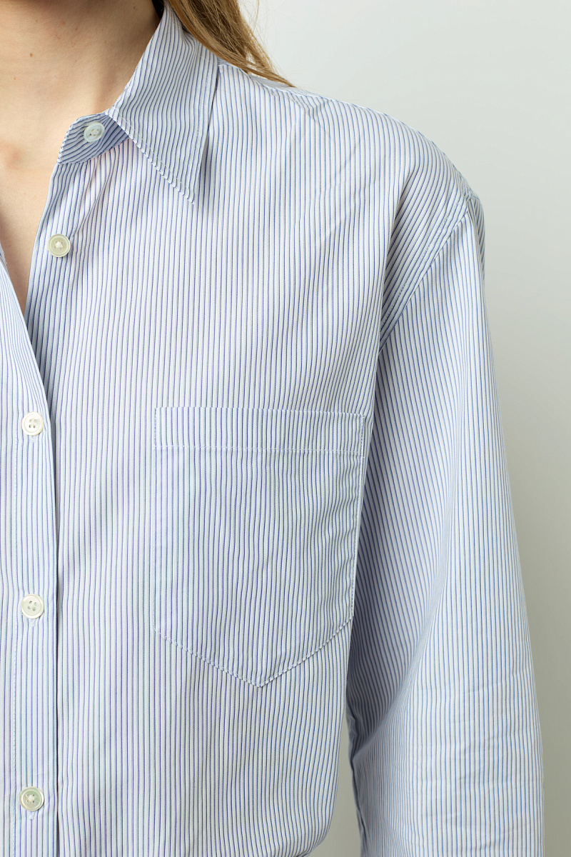 BLANCHE - Рубашка в полоску из поплина