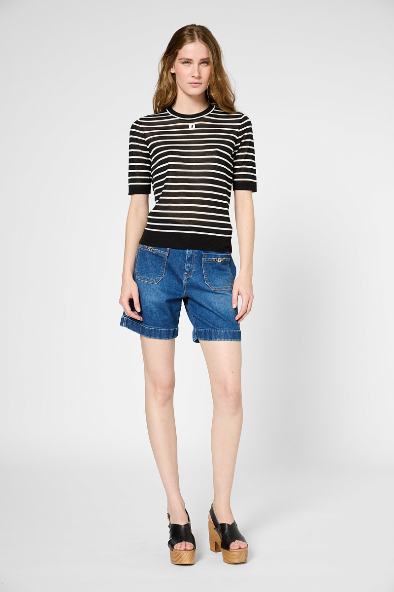 JANNA - Джемпер из хлопка и шелка