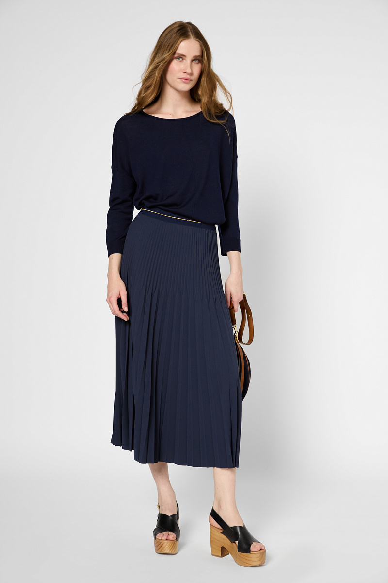 VIOLETA - Плиссированная юбка-миди