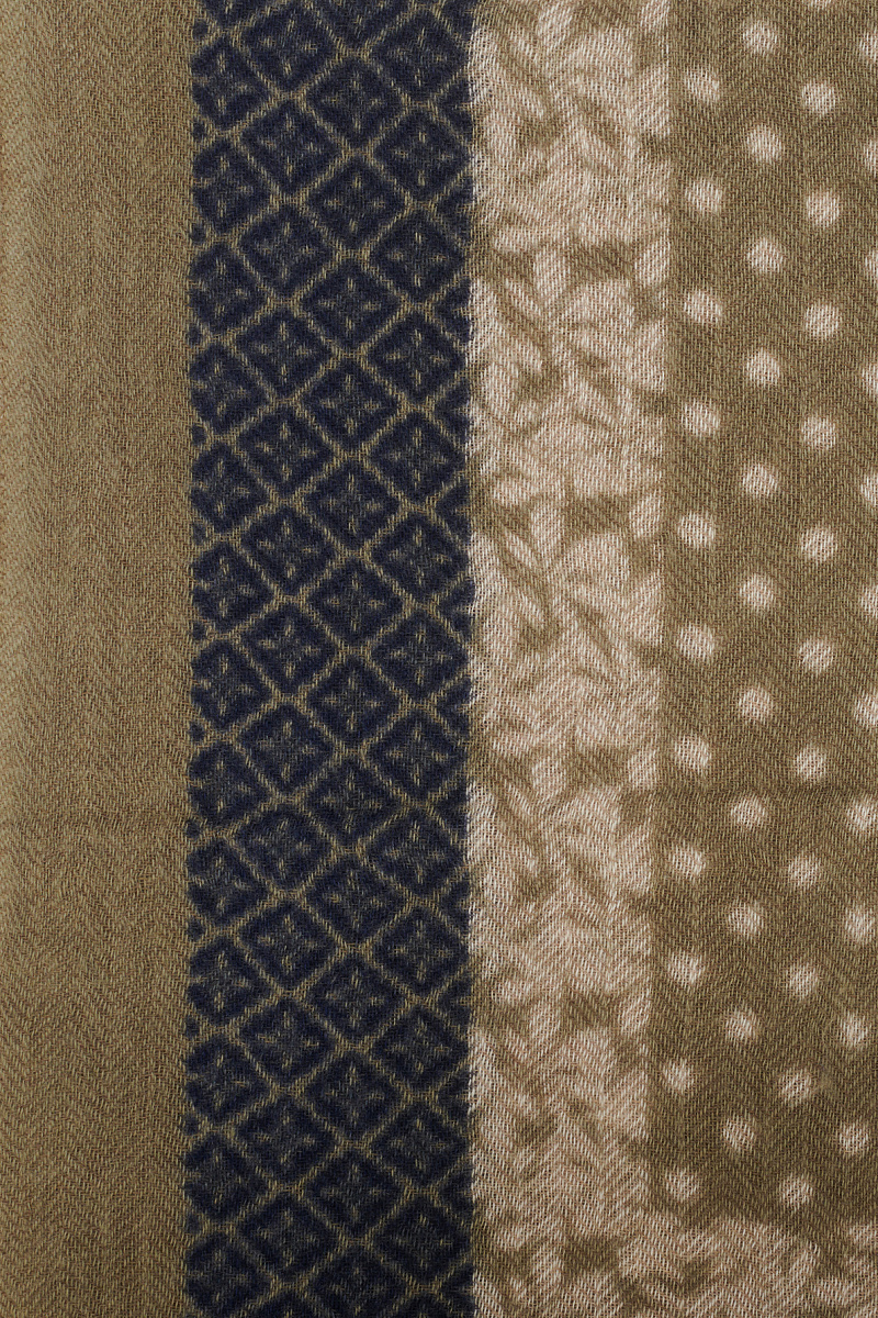 RANIAH - Шарф из шерсти и кашемира с принтом