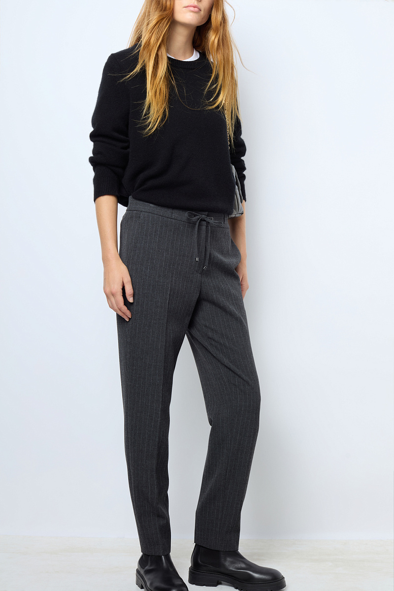 NEVA - Брюки в полоску прямого кроя