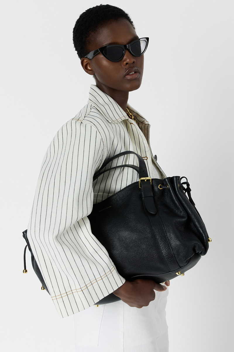 TAMEA - Белая джинсовая куртка в полоску