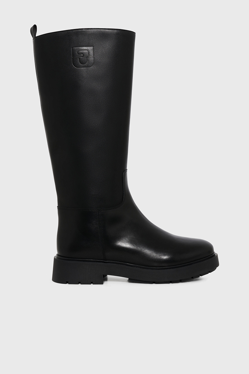 ELEA - Кожаные сапоги на рифленой подошве