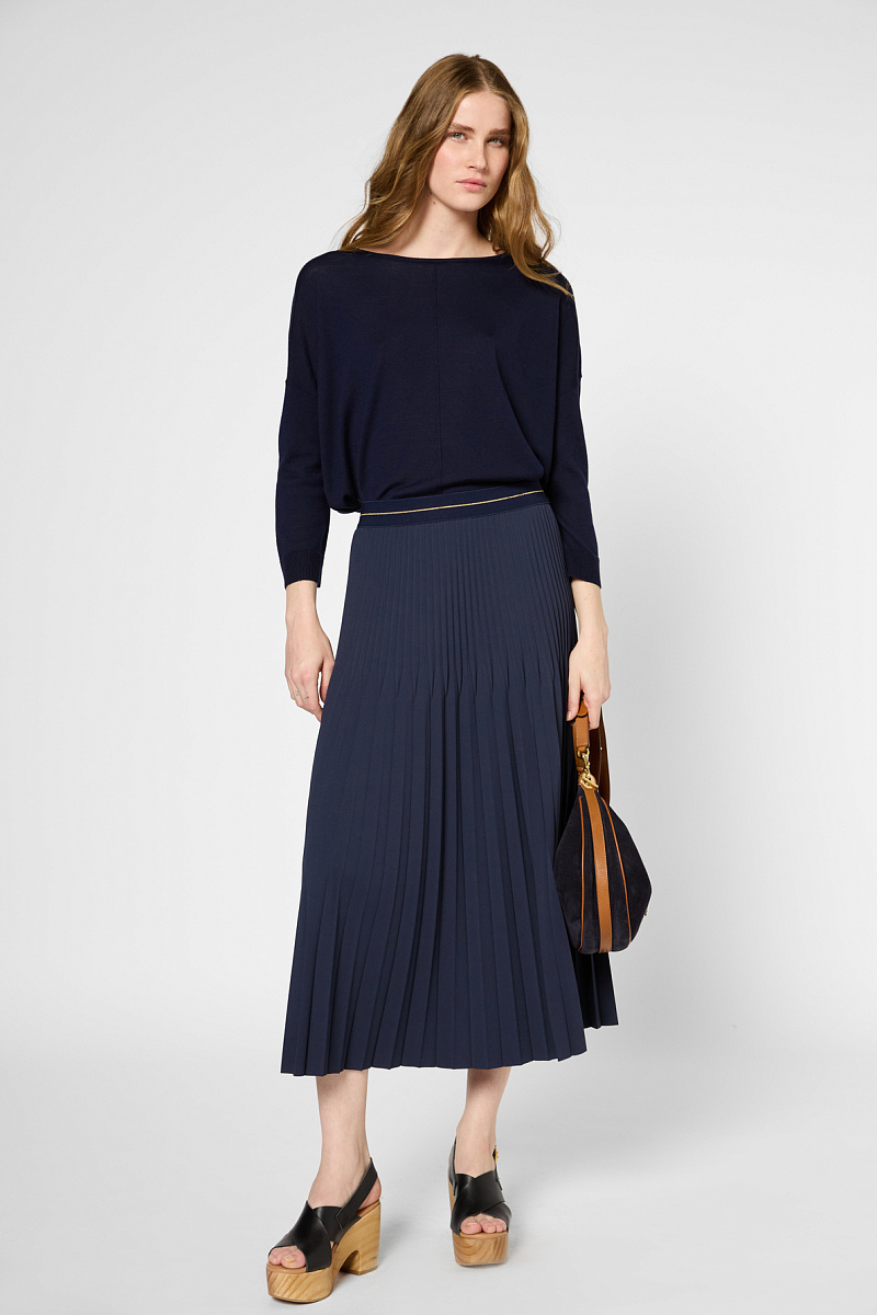 VIOLETA - Плиссированная юбка-миди