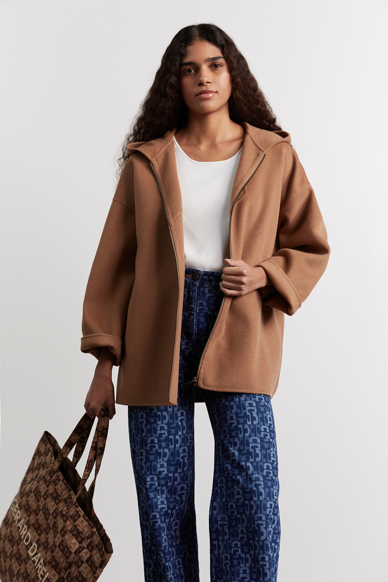 SACHA - Пальто в стиле пончо из тонкой 100% шерсти