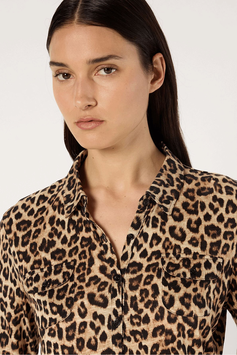 HELOISE - Блуза с леопардовым принтом