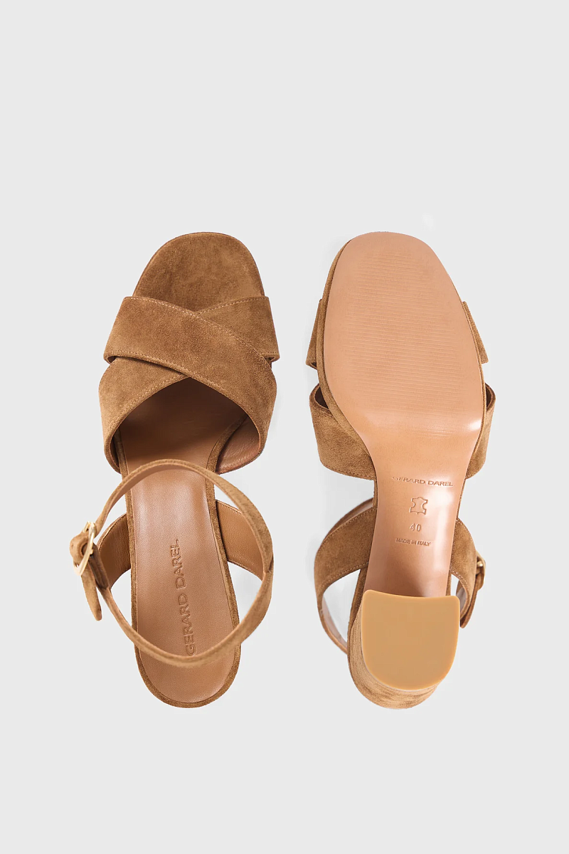 LYA - Босоножки из замши на платформе