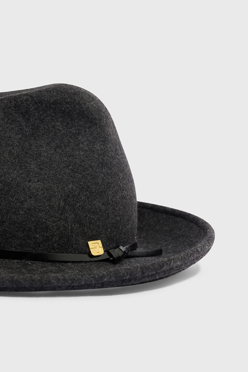 FAUSTINE - Шляпа из шерсти с золотой монограммой