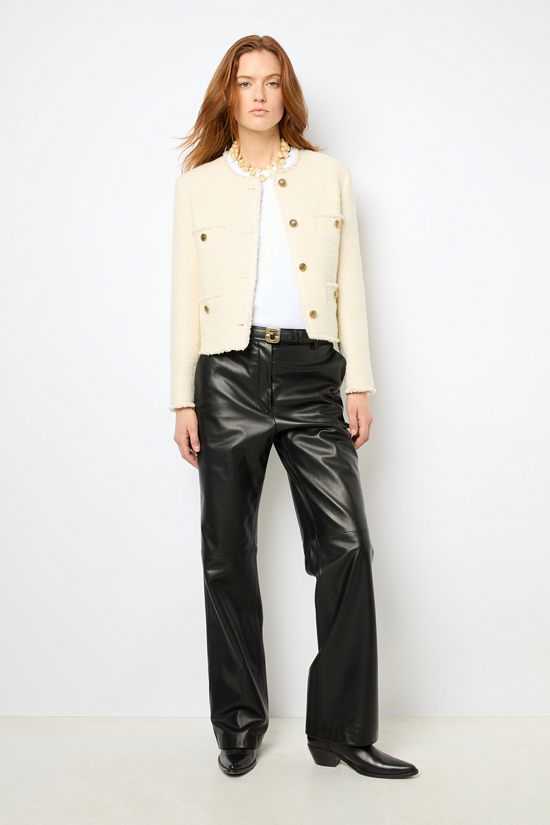 MORGANE - Жакет из твида в цвете экрю