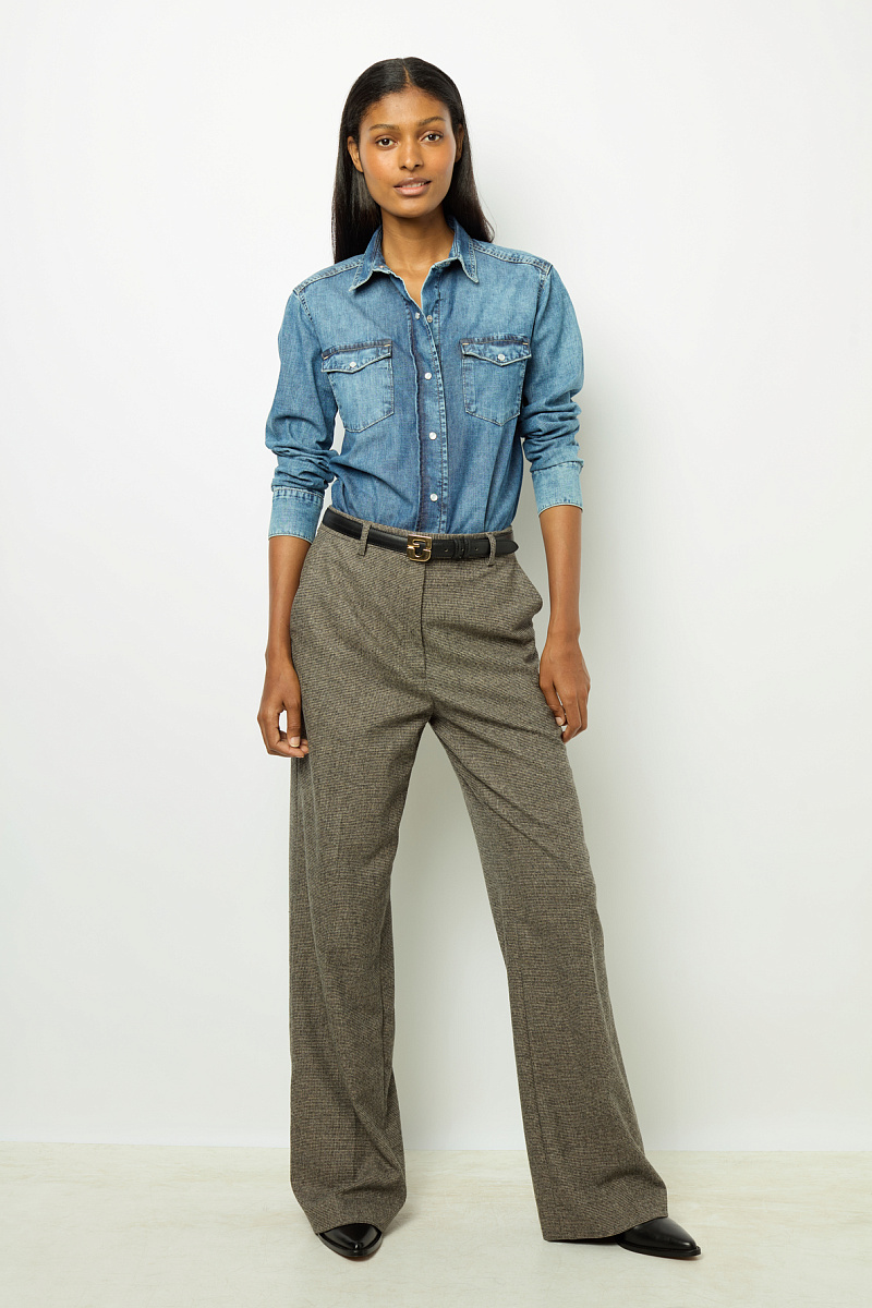 DALI - Брюки широкого кроя с принтом