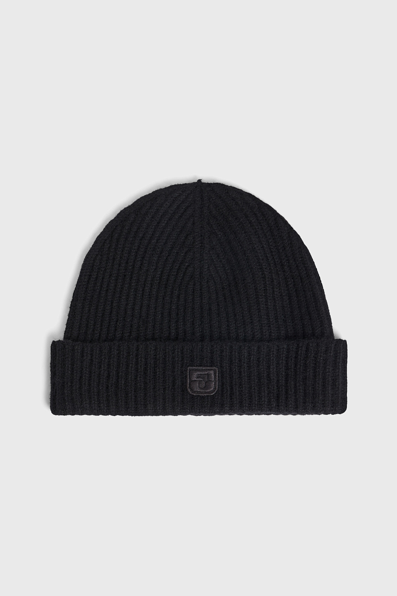 FIONA - Шапка бини в рубчик из кашемира