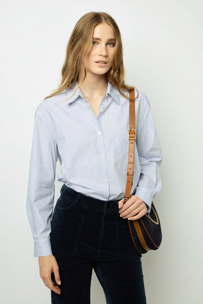 BLANCHE - Рубашка в полоску из поплина
