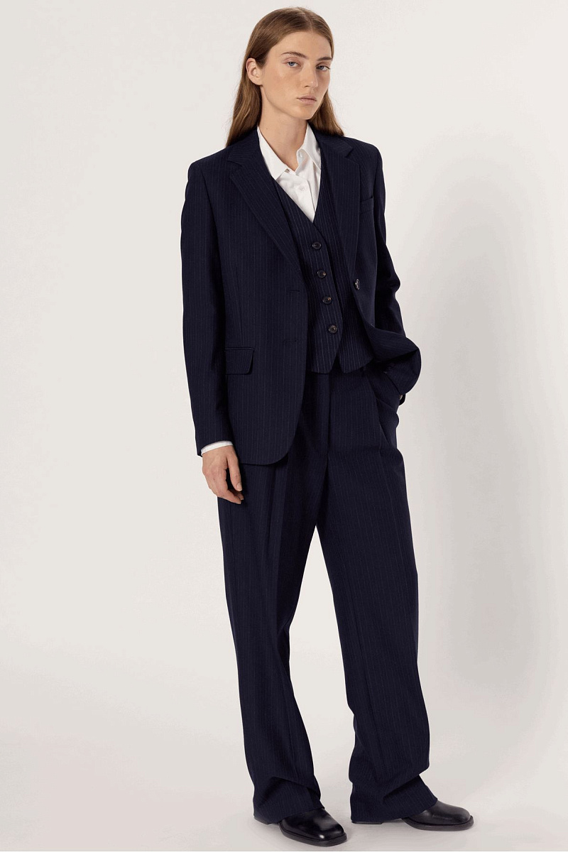 CHARLENE - Брюки в тонкую полоску