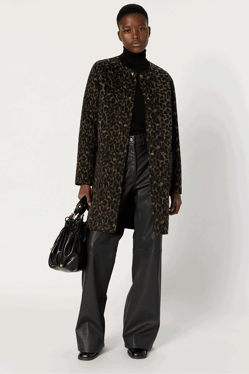MATILDA - Двустороннее пальто с леопардовым узором