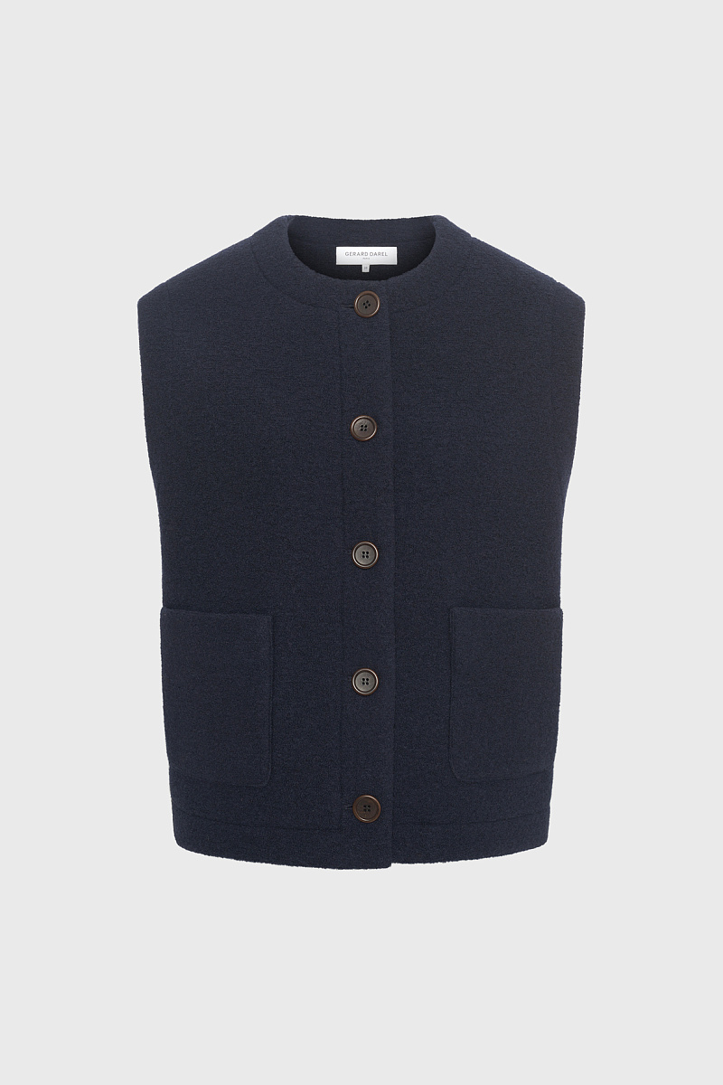 NOLWENN - Жилет из шерсти букле