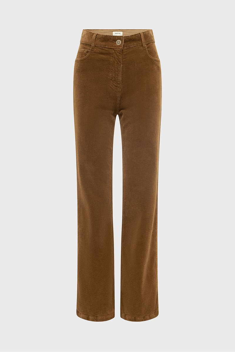 CHANTAL - Расклешенные вельветовые брюки