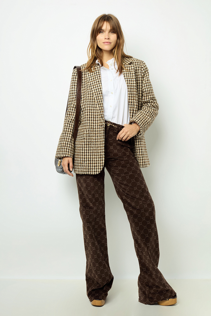 MANUELLE - Жакет широкого кроя в клетку