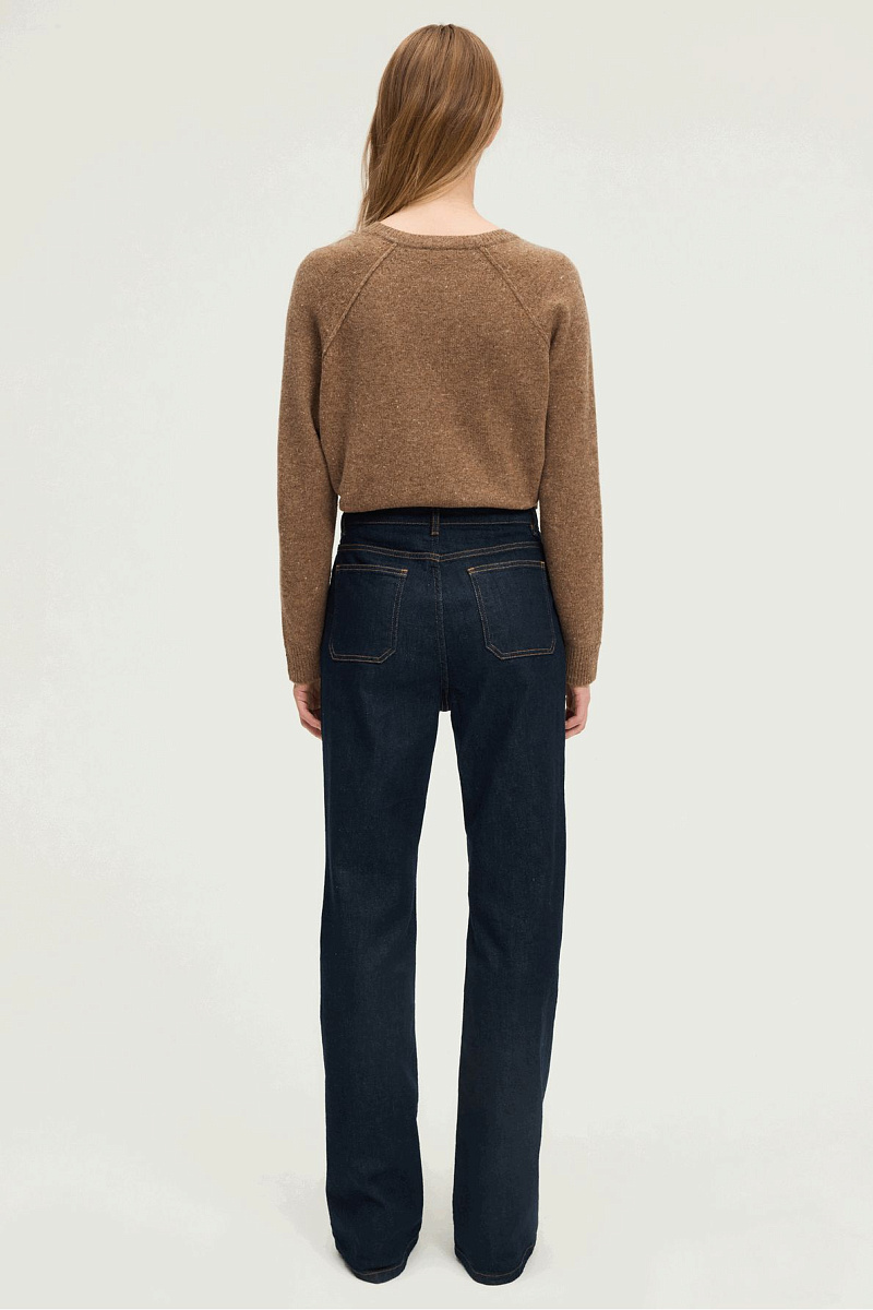 CIRA - Расклешенные джинсы с золотистой фурнитурой