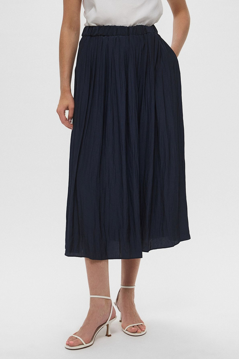 VANINA - Плиссированная юбка из сатина