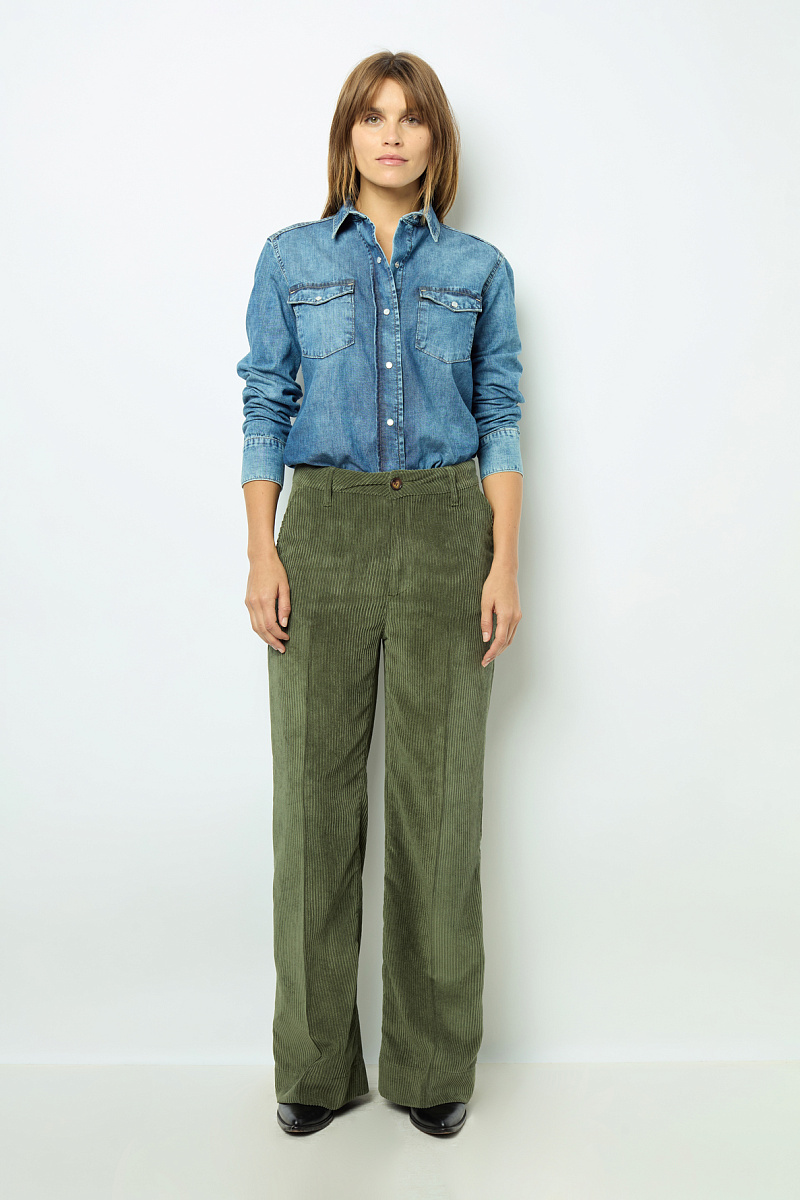 NOEMIE - Брюки из тонкого вельвета