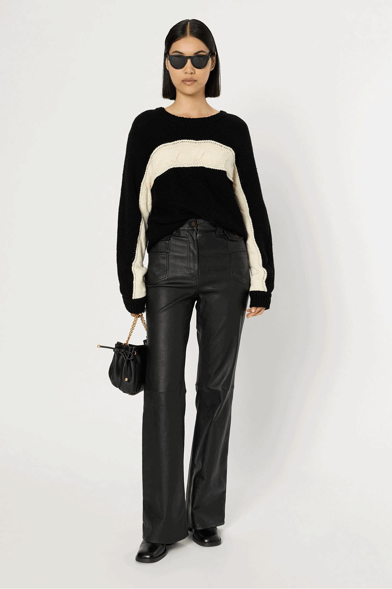 ESTE - Двухцветный вязаный джемпер