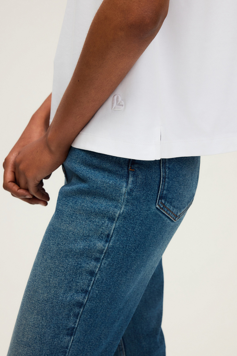 HEVA - Футболка из хлопка с круглым вырезом HEVA - Футболка из хлопка с круглым вырезом