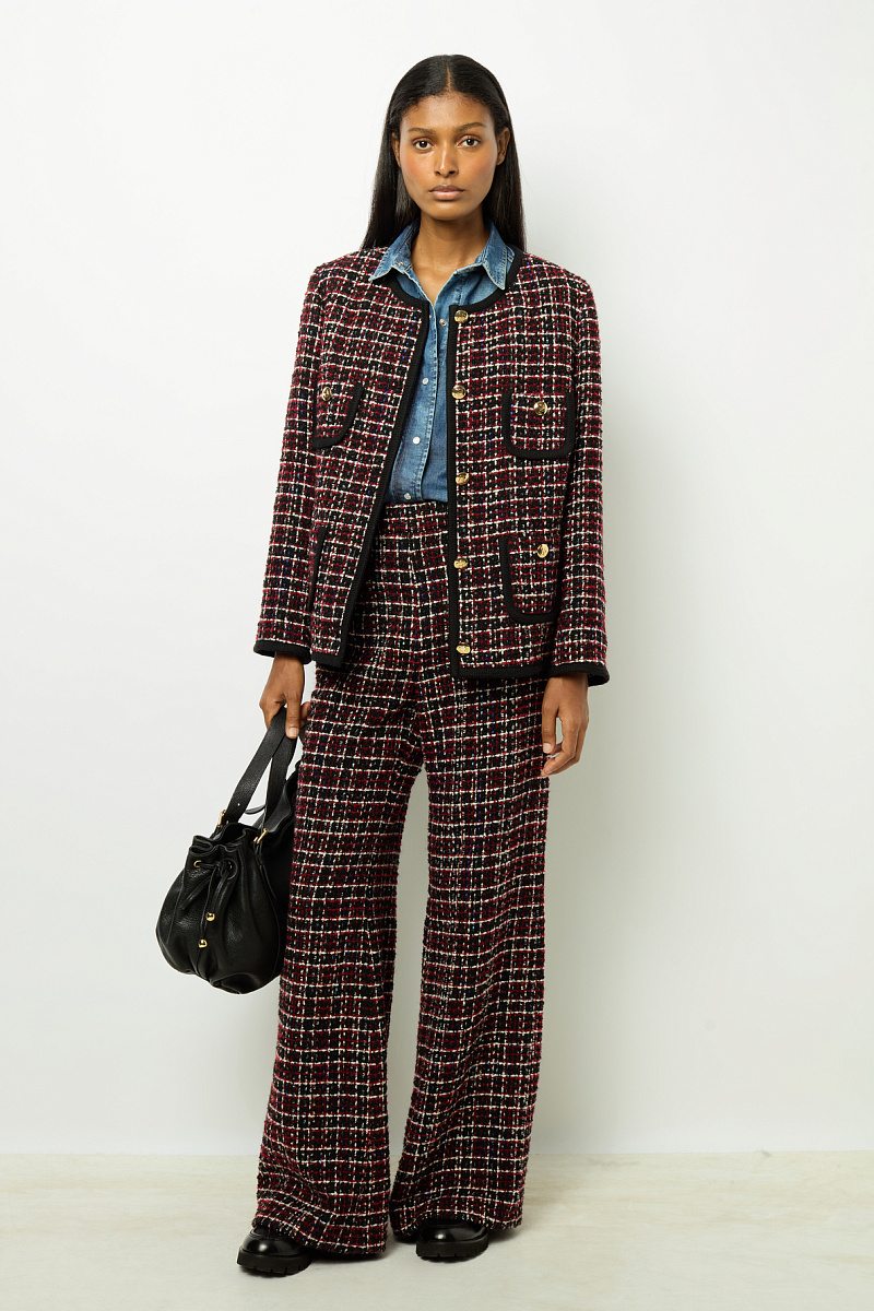 NARIME - Брюки широкого кроя из твида