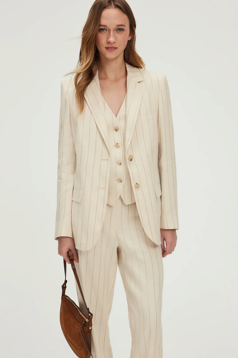 REYNA - Блейзер в золотистую полоску